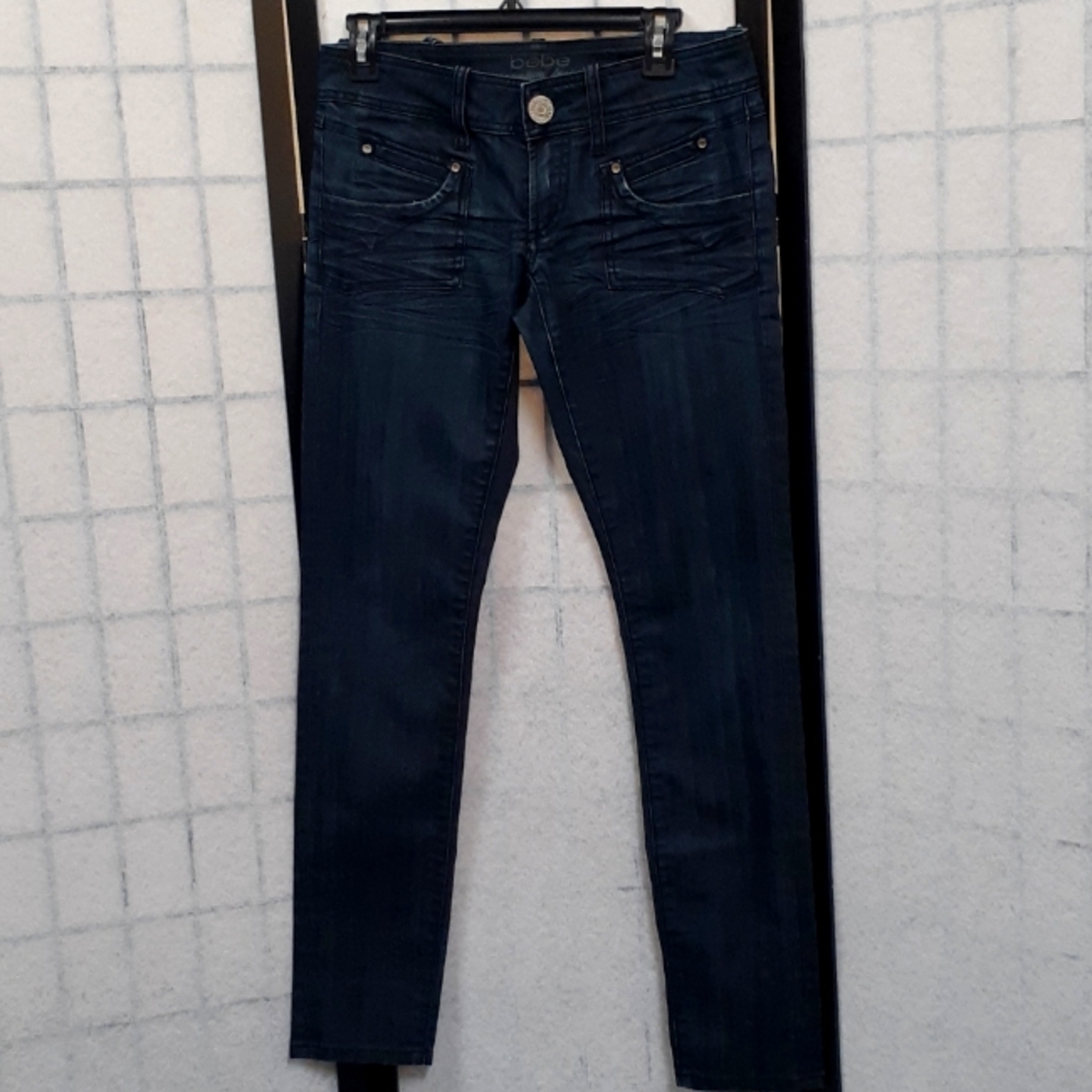 Dark Blue bebe Jeans Size 28